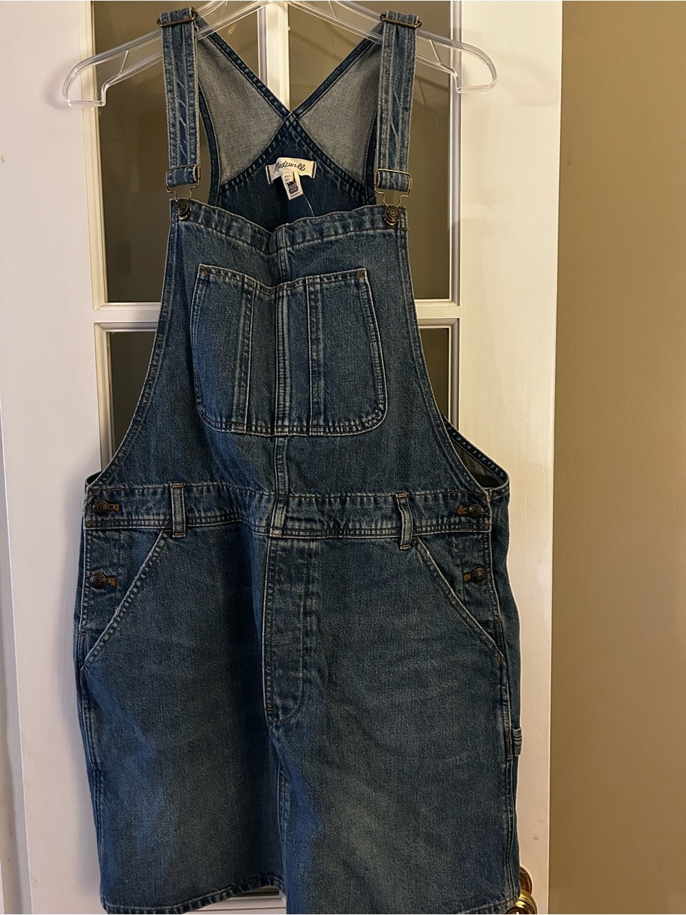 Madewell denim overall dress sz. XXL NWT